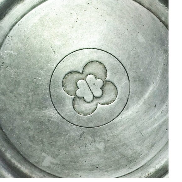 Vintage MCM RWP Pewter Charger Room Decor Accent USA Made - Picture 3 of 6